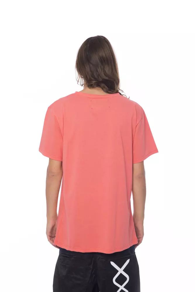 Fashionsarah.com Fashionsarah.com Nicolo Tonetto Pink Cotton T-Shirt