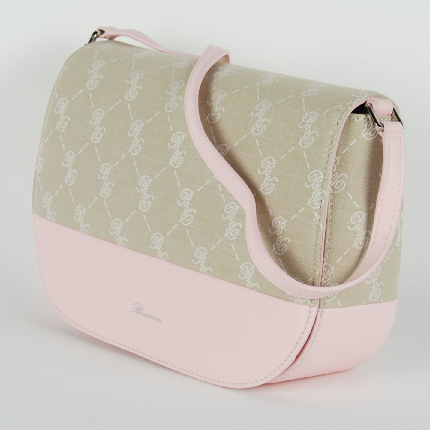 Fashionsarah.com Fashionsarah.com Blumarine Pink Cotton Crossbody Bag