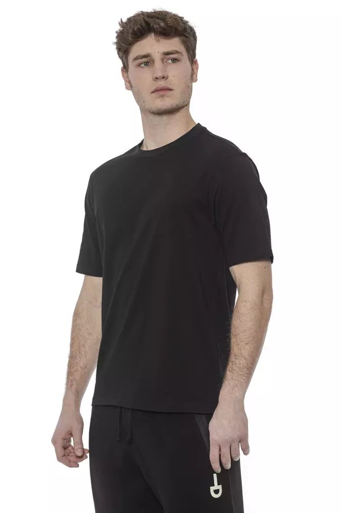 Fashionsarah.com Fashionsarah.com Tond Black Cotton T-Shirt