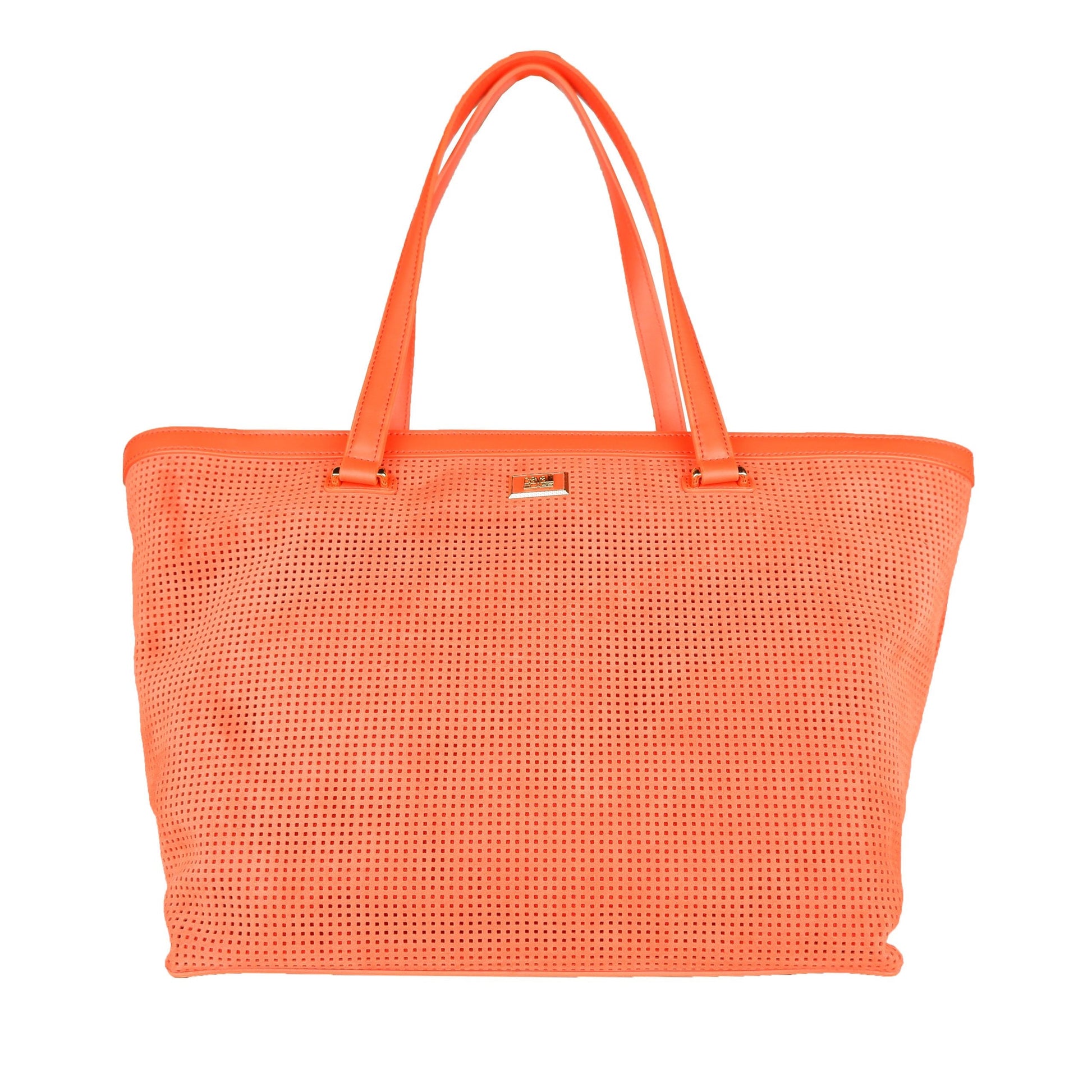 Fashionsarah.com Fashionsarah.com Cavalli Class Orange Leather Di Calfskin Handbag