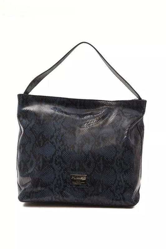 Fashionsarah.com Fashionsarah.com Pompei Donatella Blue Leather Shoulder Bag