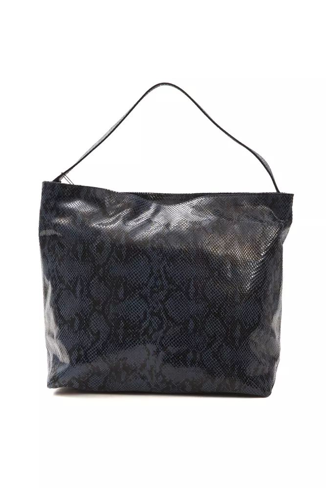 Fashionsarah.com Fashionsarah.com Pompei Donatella Blue Leather Shoulder Bag