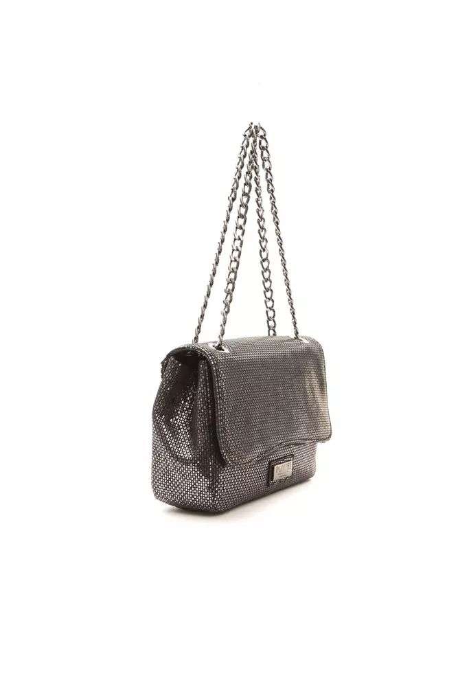 Fashionsarah.com Fashionsarah.com Pompei Donatella Gray Leather Crossbody Bag