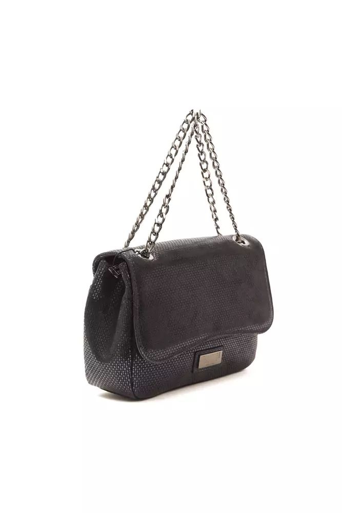 Fashionsarah.com Fashionsarah.com Pompei Donatella Blue Leather Crossbody Bag