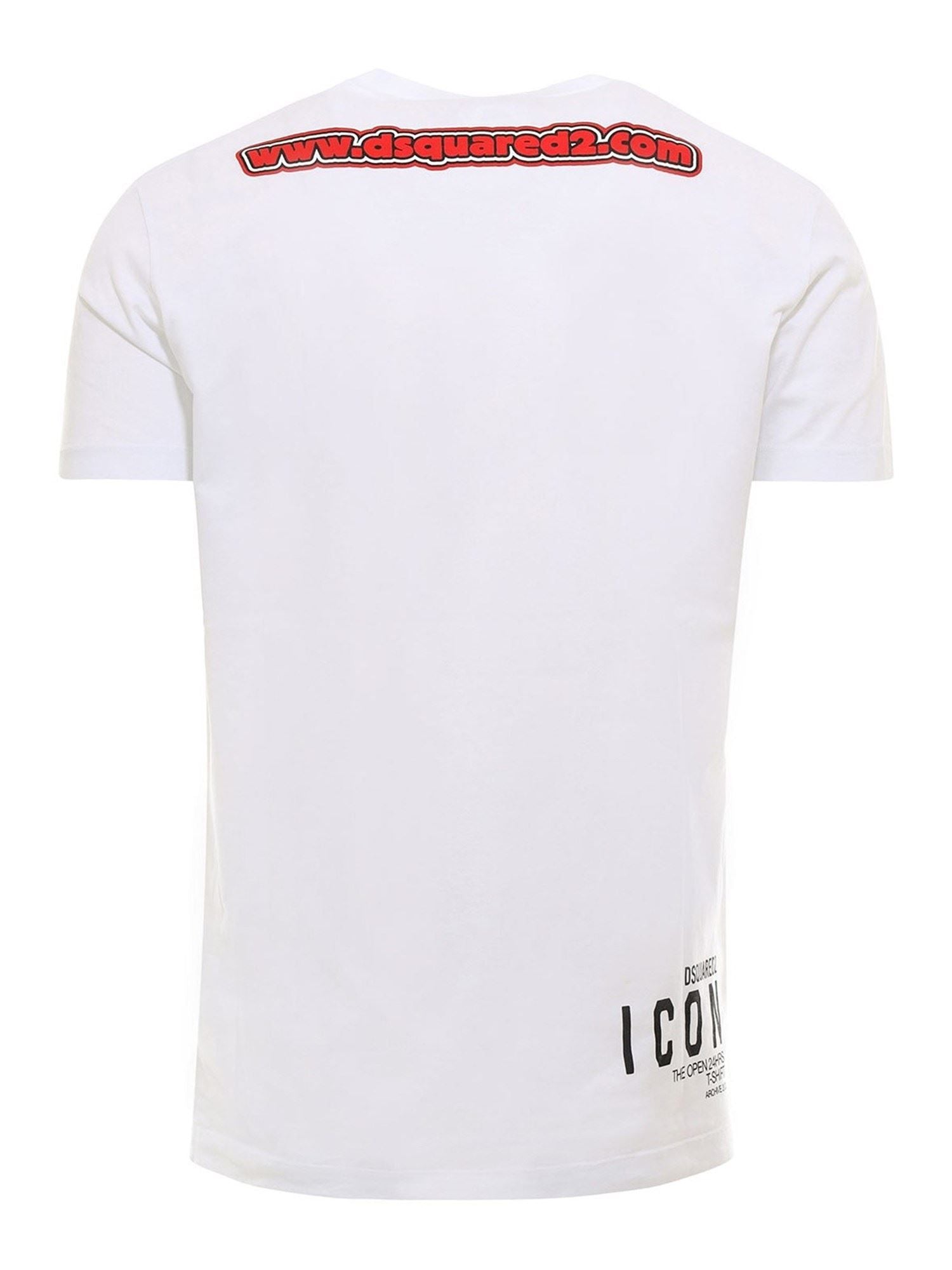 Fashionsarah.com Fashionsarah.com Dsquared² White Cotton T-Shirt
