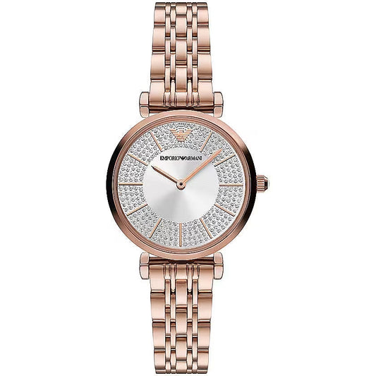Emporio Armani Bronze Steel Quartz Watch | Fashionsarah.com